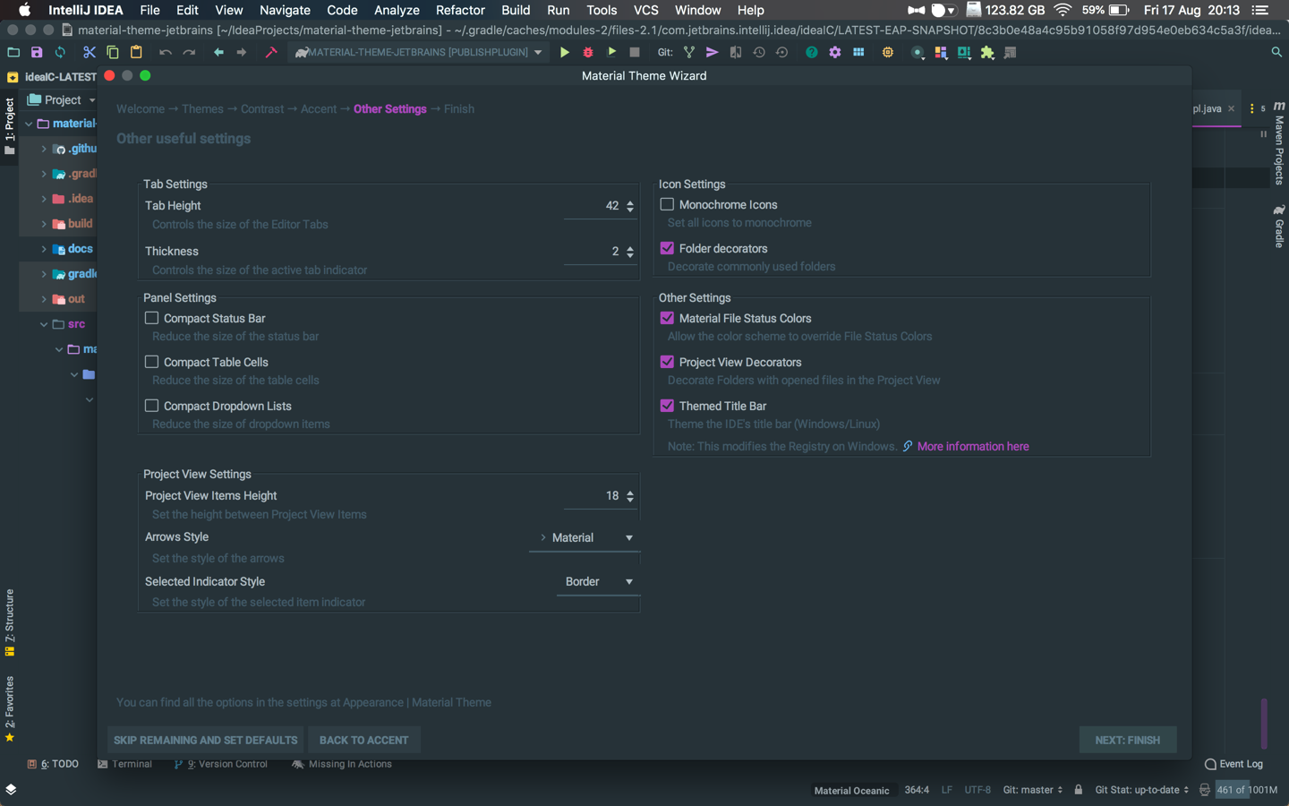 Plugin Settings