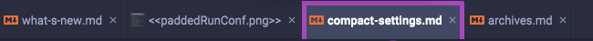 Active Tab as Bold