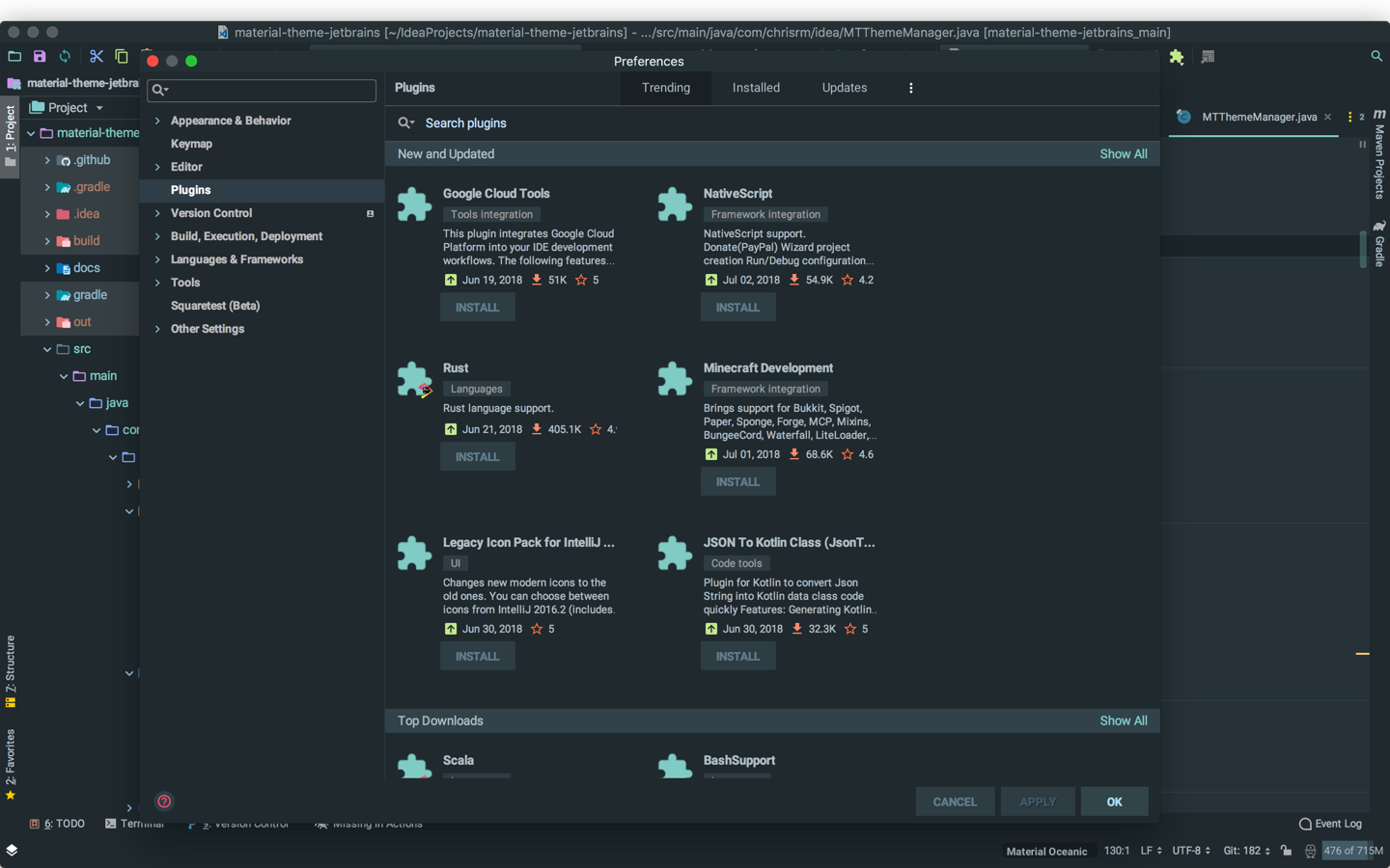 New Plugins Page