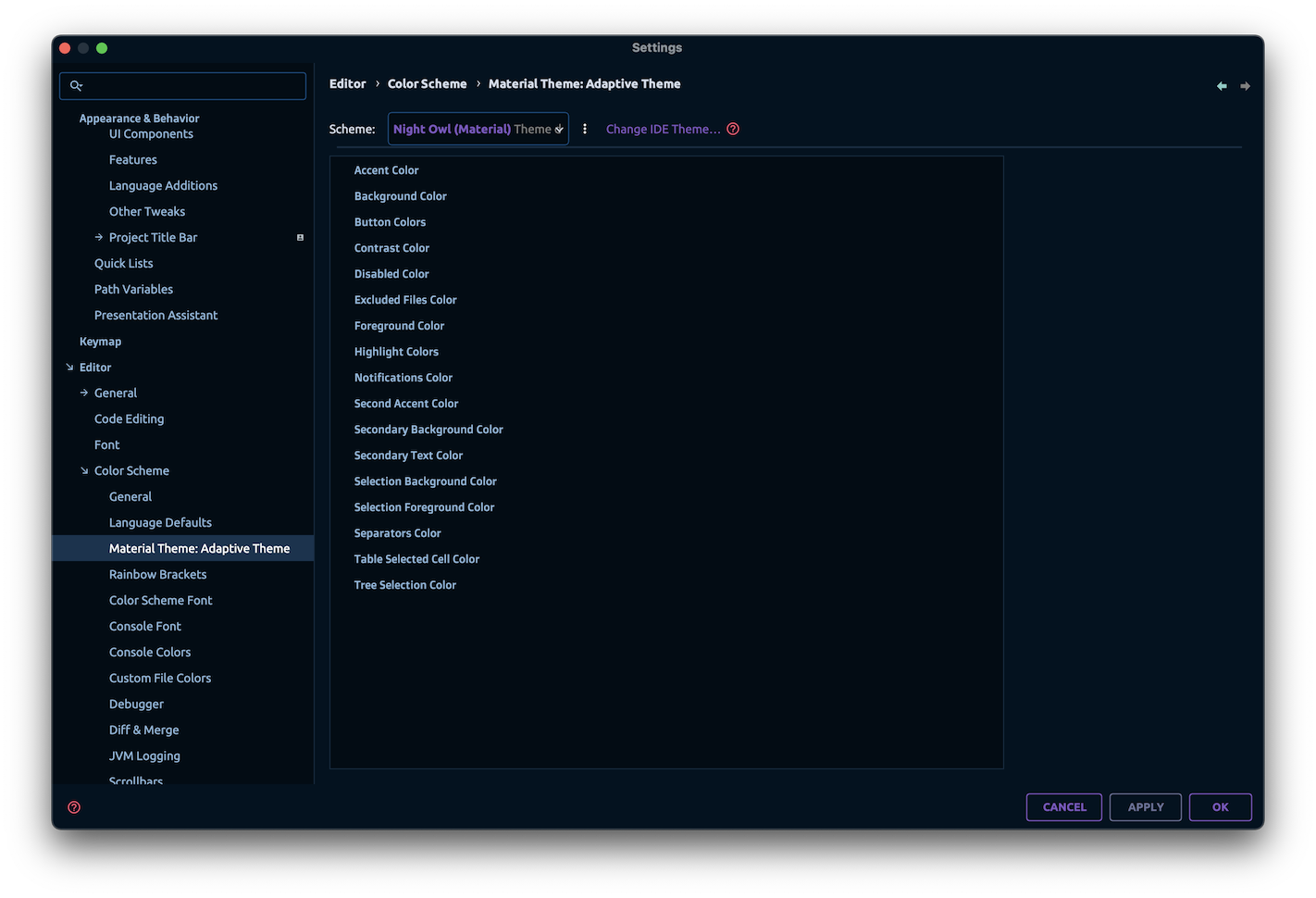Adaptive Theme