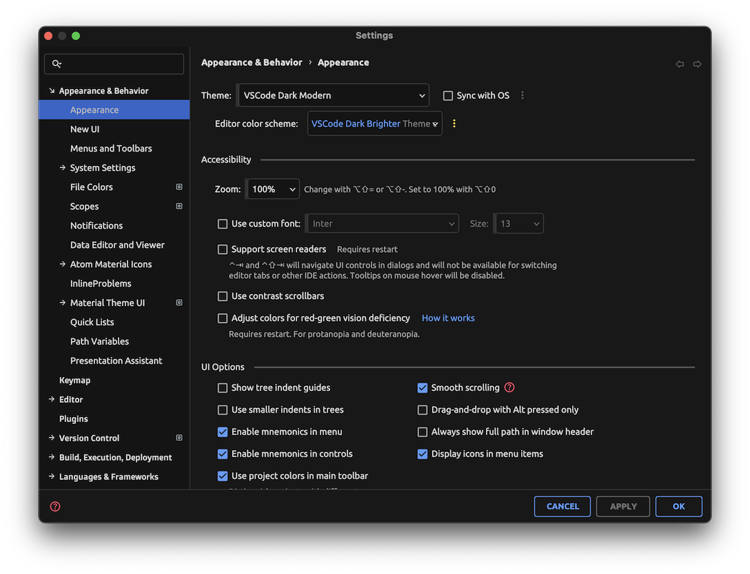 VSCode Dark
